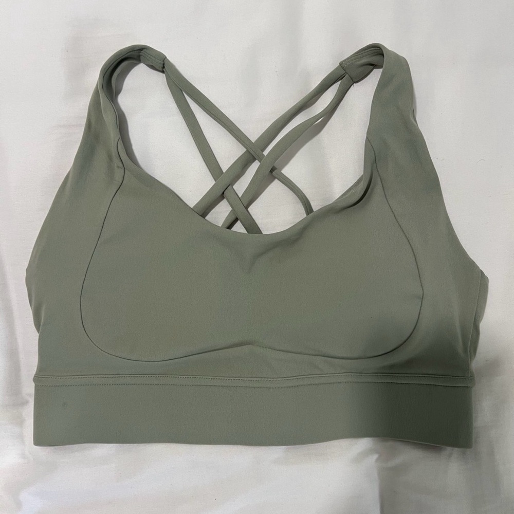 Women's Sage Green Sports Bra